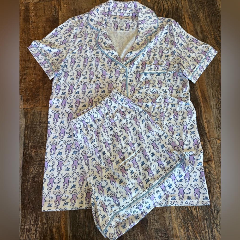 Roller Rabbit Monkey Pajamas